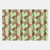 Stanley Sloth & Friends Weihnachtspapier Geschenkpapier Set (Vorderseite 2)