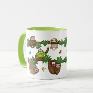 Stanley Sloth green personalisierter Mug Tasse