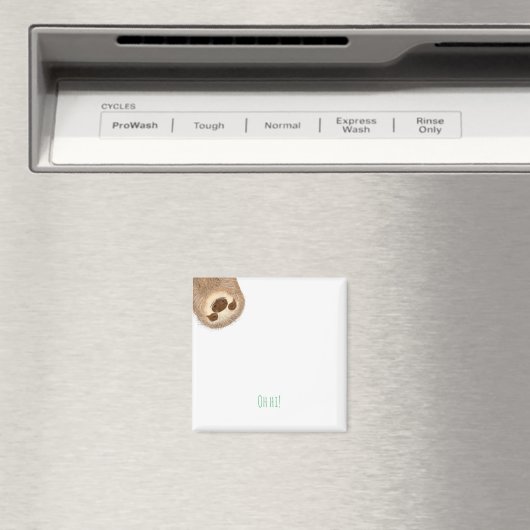 Stanley sloth 'oh hi' Magnet (In Situ (Geschirrspüler))