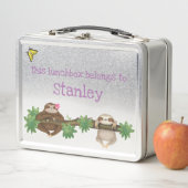 Stanley Sloth personalisiert Lunchbox (lila) (Beispiel)