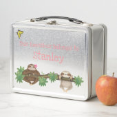 Stanley Sloth personalisierte Lunchbox (pink) (Beispiel)