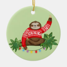 Stanley Sloth personalisierter Weihnachtsbaumschmu