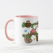Stanley Sloth Pink personalisierter Schlamm Tasse (Links)