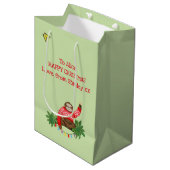 Stanley Sloth Weihnachtsgeschenk-Tasche Mittlere Geschenktüte (Vorderseite Schrägansicht)