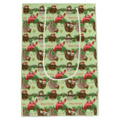 Stanley Sloth Weihnachtsgeschenk-Tasche Mittlere Geschenktüte (Rückseite)