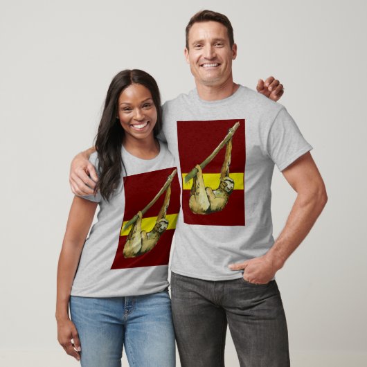 Stanley the Sloth - rot T-Shirt (Unisex)