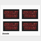Stanley Things Rechteckiger Aufkleber (Blatt)