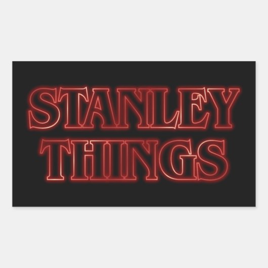 Stanley Things Rechteckiger Aufkleber (Vorderseite)