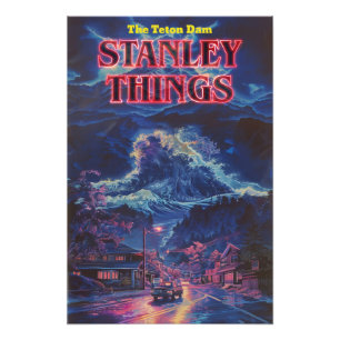 Stanley Things Teton Dam VHS-Abdeckung Fotodruck