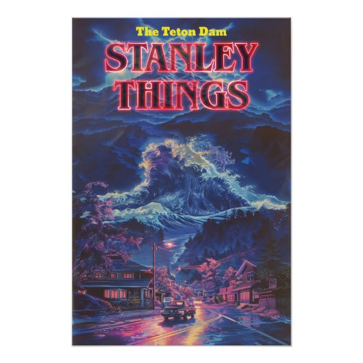 Stanley Things | Teton Dam | VHS-Abdeckung Fotodruck (Vorne)