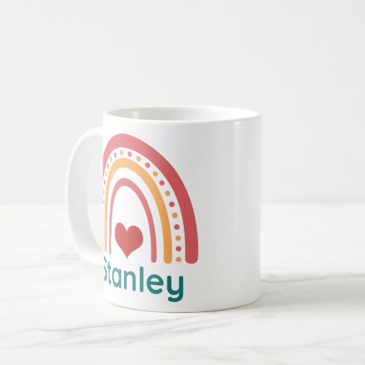 Stanley Vintag Boho Rainbow Kaffeetasse (Vorderseite Links)