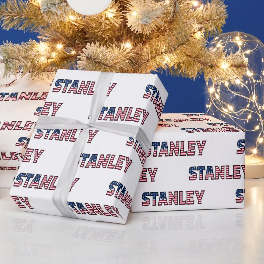 Stanley Vorname Name USA US Geschenkpapier Papier (Feiertage)