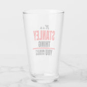 Stanley, was man den Namen nicht verstehen würde Glas (Rückseite)