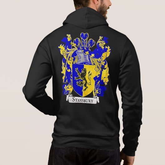 Stansbury Coat of Arms Men's Hoodie (Rückseite)