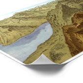 STANSERHORN Schweizer Alpen Panorama 360° Plakat (Ecke)