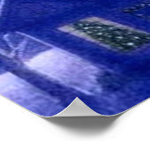 Stanta Claus Sleigh Poster (Ecke)