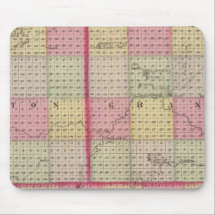 Stanton, Grant, Haskel, Morton, Stevens, Kansas Mousepad