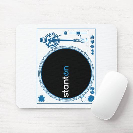 Stanton STR8-150 Turntable DJ-Plattform-Musik Mousepad (Mit Mouse)