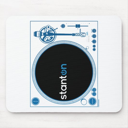 Stanton STR8-150 Turntable DJ-Plattform-Musik Mousepad (Vorne)