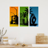 Stanton Turntable City Poster - DJ Disk Jockey (Küche)