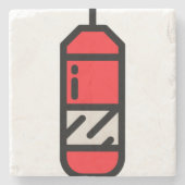 Stanzbeutel Steinuntersetzer (Vorderseite)