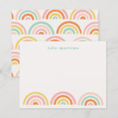 Stanzerkarte für Kinder - Mandarine Save The Date (Vorne/Hinten)