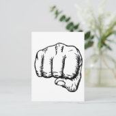 Stanzfäuste Postkarte (Stehend Vorderseite)