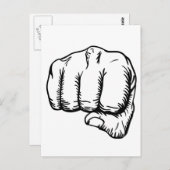 Stanzfäuste Postkarte (Vorne/Hinten)