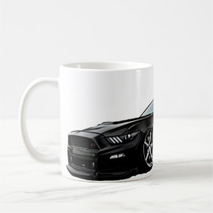 Stanzschwarz Mustang S550 Kaffeetasse