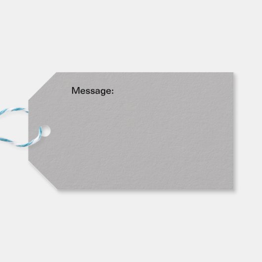 Stapel alter Bücher Geschenkanhänger (Rückseite Horizontal)