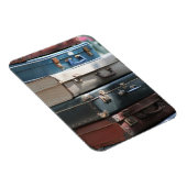 Stapel alter Koffer Magnet (Rechte Seite)