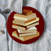 Stapel Bücher - Beige Button (Beispiel)