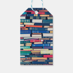 Stapel Bücher Geschenkanhänger