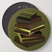 Stapel Bücher - Grün Button (Vorne & Hinten)