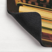 Stapel Bücher und Zeitschriften Mousepad (Ecke)