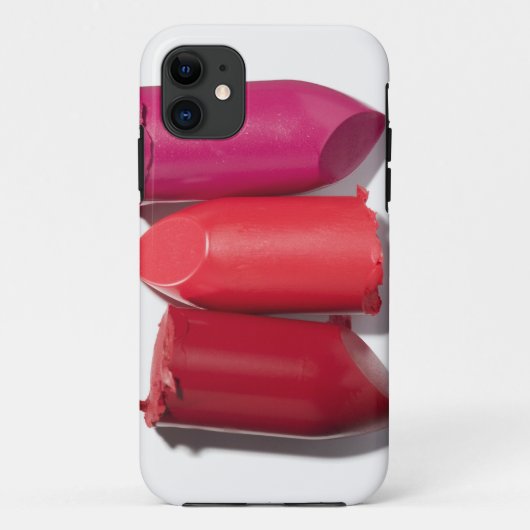 Stapel defekter Lippenstift Case-Mate iPhone Hülle (Rückseite)