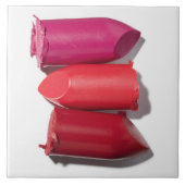 Stapel defekter Lippenstift Fliese (Vorderseite)