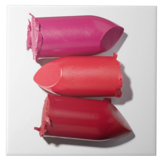 Stapel defekter Lippenstift Fliese (Vorderseite)