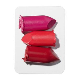 Stapel defekter Lippenstift Magnet