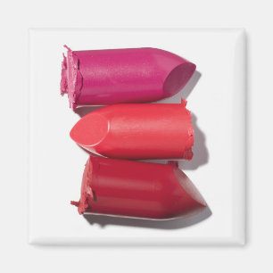 Stapel defekter Lippenstift Magnet