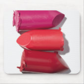 Stapel defekter Lippenstift Mousepad (Vorne)