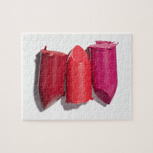 Stapel defekter Lippenstift Puzzle (Horizontal)