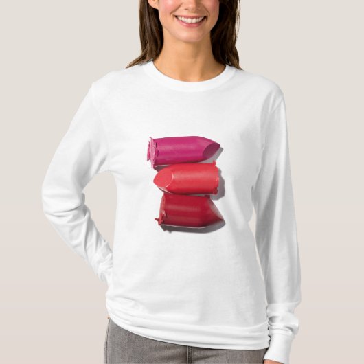 Stapel defekter Lippenstift T-Shirt (Vorderseite)