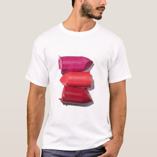 Stapel defekter Lippenstift T-Shirt (Vorderseite)