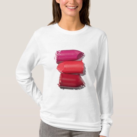 Stapel defekter Lippenstift T-Shirt (Vorderseite)