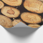 Stapel der geschnittenen Klotz Geschenkpapier (Ecke)