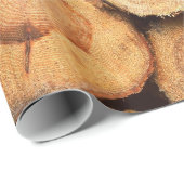 Stapel der geschnittenen Klotz Geschenkpapier (Rolleneckpunkt)