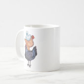 Stapel der Henne-Tasse Kaffeetasse (Vorderseite Links)