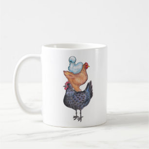 Stapel der Henne-Tasse Kaffeetasse