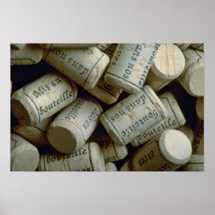 Stapel der Korken Poster
